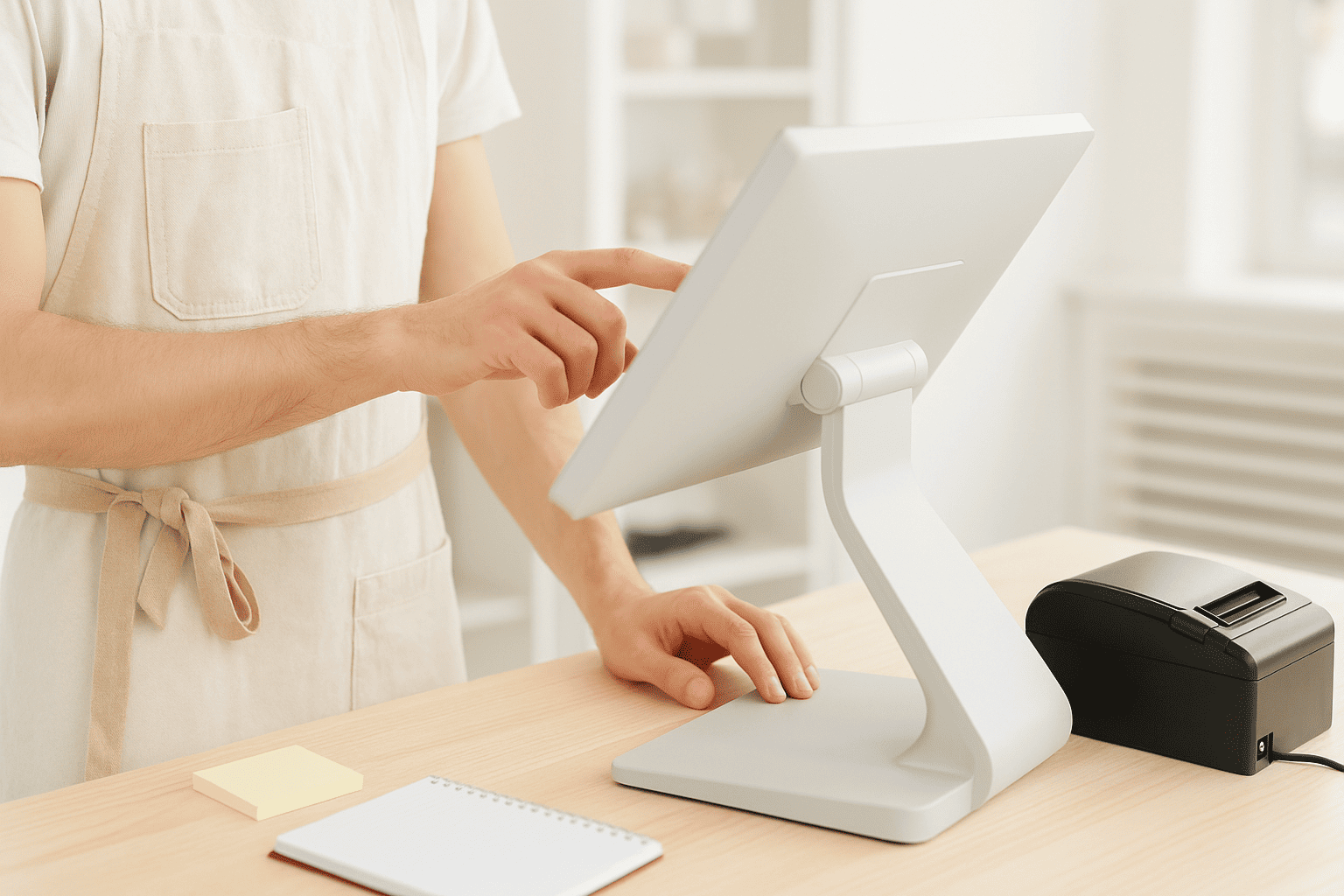 How to set up POS equipment for a retail store