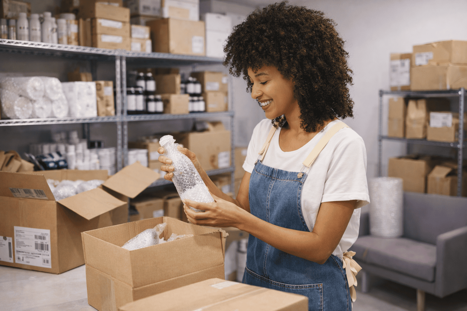 Inventory management is one of the ways to improve cash flow for a small retail business